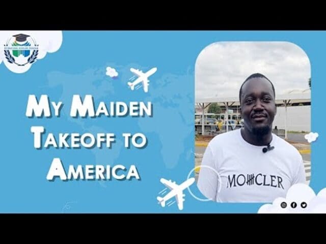 Tevin’s First Flight After Acing His Visa Interview